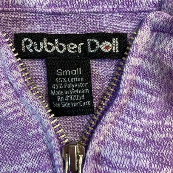 Rubber Doll Women Zip Up Lightweight Spring Hoody Size Small - Picture 3 of 5
